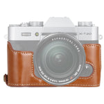 1/4 inch Thread PU Leather Camera Half Case Base for FUJIFILM X-T10 / X-T20, For FUJIFILM XT10, For FUJIFILM  XT10