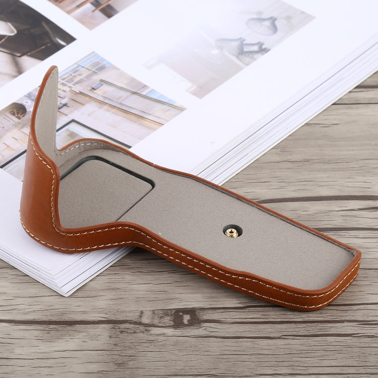 1/4 inch Thread PU Leather Camera Half Case Base for Canon EOS 6D /  6D Mark II, For Canon 6D2
