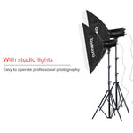 TRIOPO 2.8m Height Professional Photography Metal Lighting Stand Holder for Studio Flash Light, 2.8m Height