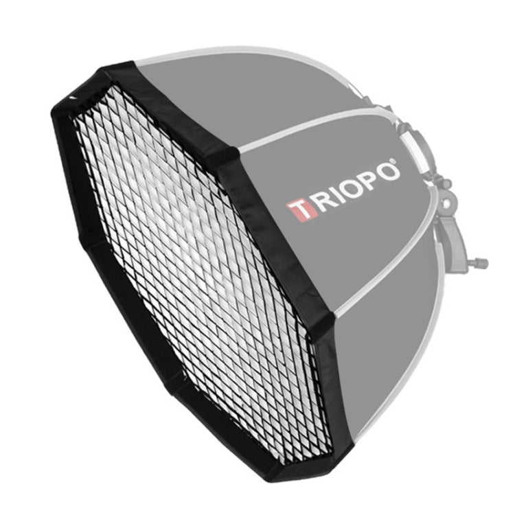 TRIOPO S120 Diameter 120cm Honeycomb Grid Octagon Softbox Reflector Diffuser for Studio Speedlite Flash Softbox, Diameter 120cm