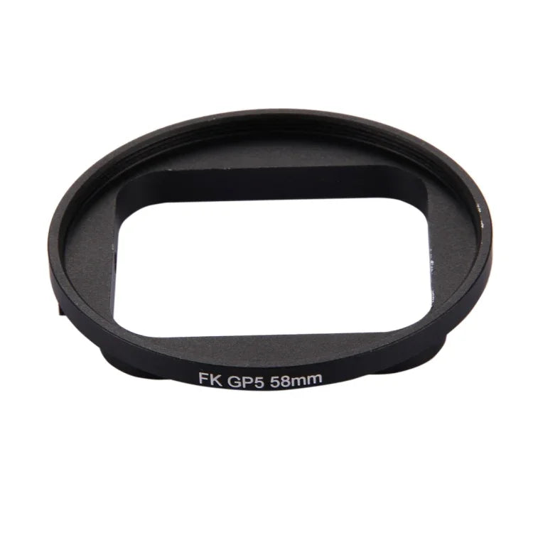 فلتر عدسة UV دائري 3 في 1 بحجم 58 مم مع غطاء لكاميرا GoPro HERO7 Black/6 /5، عدسة UV بحجم 58 مم