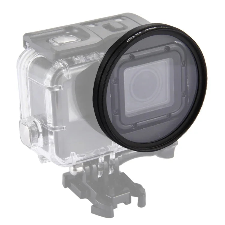 فلتر عدسة UV دائري 3 في 1 بحجم 58 مم مع غطاء لكاميرا GoPro HERO7 Black/6 /5، عدسة UV بحجم 58 مم