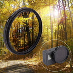فلتر عدسة CPL دائري 3 في 1 مقاس 52مم مع غطاء لكاميرات GoPro HERO7 Black/6 /5، فلتر عدسة CPL 52مم