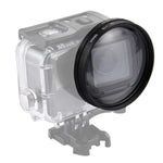 فلتر عدسة تقريب 10X 2 في 1 بحجم 58 مم لكاميرا GoPro HERO7 Black/6 /5، فلتر عدسة تقريب بحجم 58 مم