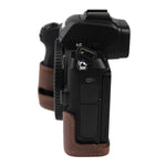1/4 inch Thread PU Leather Camera Half Case Base for Nikon Z50, For Nikon Z50