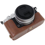 1/4 inch Thread PU Leather Camera Half Case Base for Nikon Z fc, For Nikon Z fc