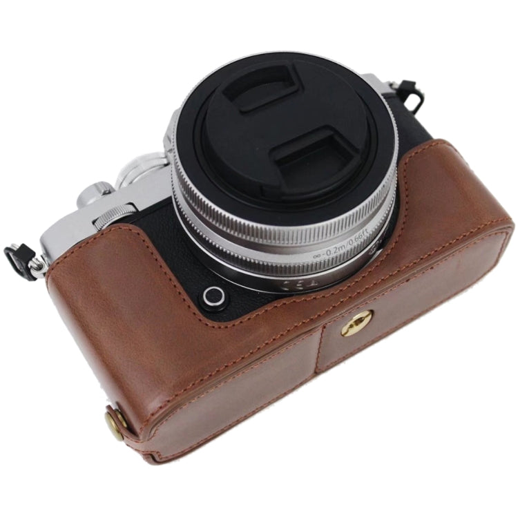 1/4 inch Thread PU Leather Camera Half Case Base for Nikon Z fc, For Nikon Z fc