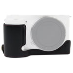 1/4 inch Thread PU Leather Camera Half Case Base for Sony ZV-E10 / ZV-E10L, For Sony ZV-E10