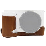 1/4 inch Thread PU Leather Camera Half Case Base for Sony ZV-E10 / ZV-E10L, For Sony ZV-E10