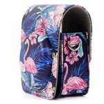 Flamingo Pattern PU Leather Protective Camera Case Bag For FUJIFILM Instax Mini90 Camera, Flamingo