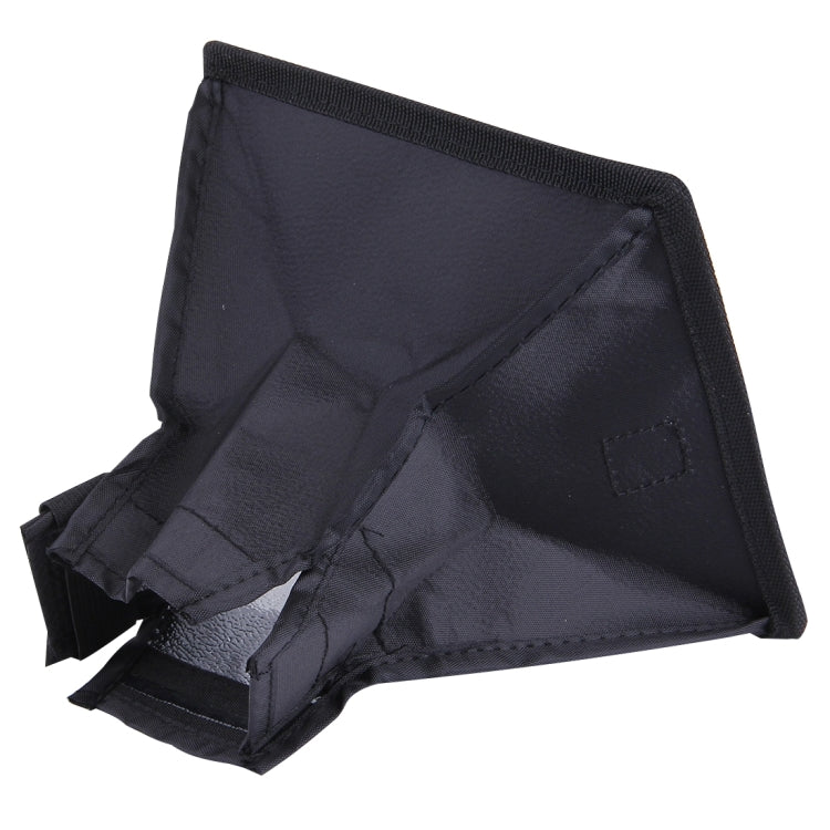 Portable Flash Folding Soft Box, Without Flash Light Holder, Size: 15 x 17 cm(Black + White), 15x17cm Rectangle