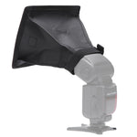 Portable Flash Folding Soft Box, Without Flash Light Holder, Size: 15 x 17 cm(Black + White), 15x17cm Rectangle