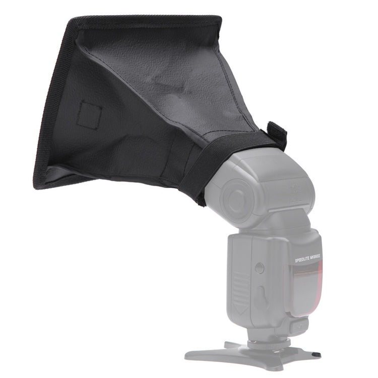 Portable Flash Folding Soft Box, Without Flash Light Holder, Size: 15 x 17 cm(Black + White), 15x17cm Rectangle