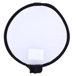 30cm Universal Round Style Flash Folding Soft Box, Without Flash Light Holder(Black + White), 30cm Round Style