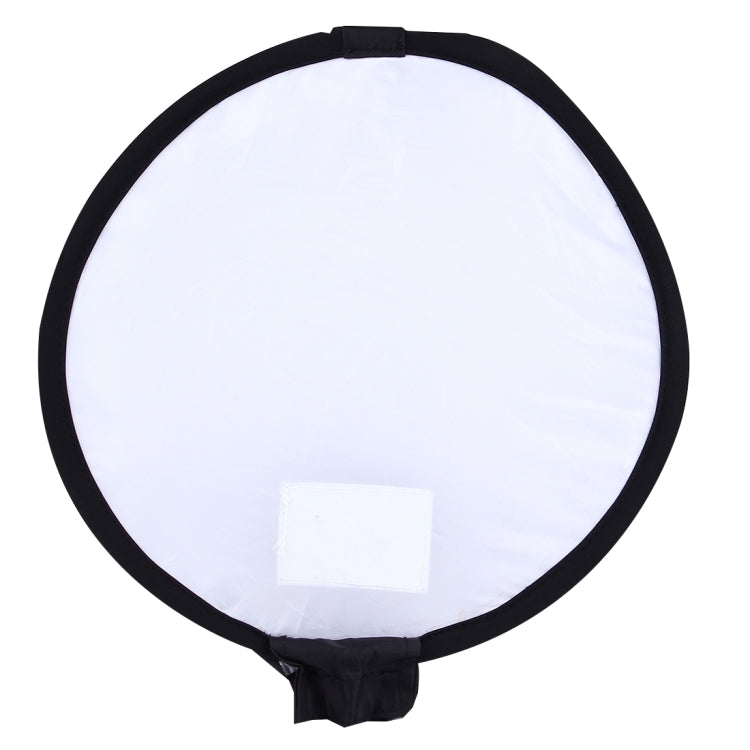 30cm Universal Round Style Flash Folding Soft Box, Without Flash Light Holder(Black + White), 30cm Round Style
