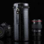 Extra Large Lens Case Zippered PU Leather Pouch Box for DSLR Camera Lens, Size: 24.5*10.5*10.5cm, 24.5 x 10.5cm (Brown), 24.5 x 10.5cm (Coffee), 24.5 x 10.5cm (Black)