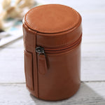 Medium Lens Case Zippered PU Leather Pouch Box for DSLR Camera Lens, Size: 13x9x9cm, 13 x 9cm (Brown), 13 x 9cm (Coffee), 13 x 9cm (Black)