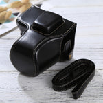 Full Body Camera PU Leather Case Bag with Strap for Olympus EPL7 / EPL8, For Olympus EPL8