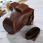 Full Body Camera PU Leather Case Bag with Strap for Samsung NX300, For Samsung NX300