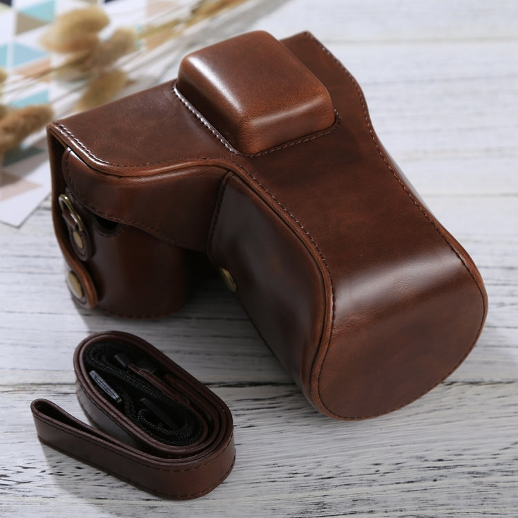Full Body Camera PU Leather Case Bag with Strap for Samsung NX300, For Samsung NX300