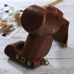 Full Body Camera PU Leather Case Bag with Strap for Samsung NX300, For Samsung NX300