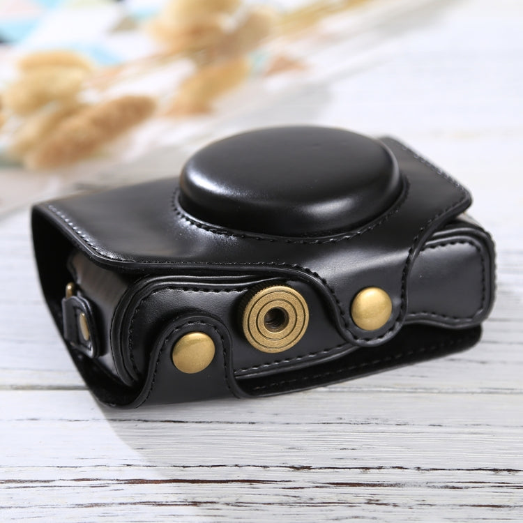 Full Body Camera PU Leather Case Bag with Strap for Canon PowerShot SX730 HS / SX720 HS, For SX730 HS