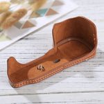 1/4 inch Thread PU Leather Camera Half Case Base for Sony ILCE-6000 / A6000, For Sony A6000