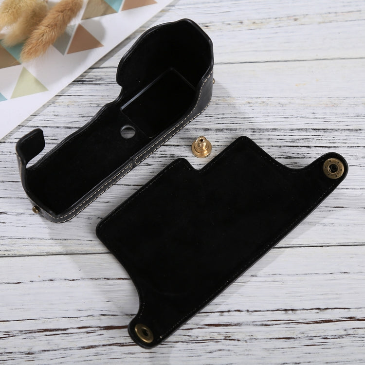 1/4 inch Thread PU Leather Camera Half Case Base for FUJIFILM X-E3, For FUJIFILM X-E3, For FUJIFILM XE3