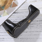 1/4 inch Thread PU Leather Camera Half Case Base for Canon EOS M3, For Canon M3