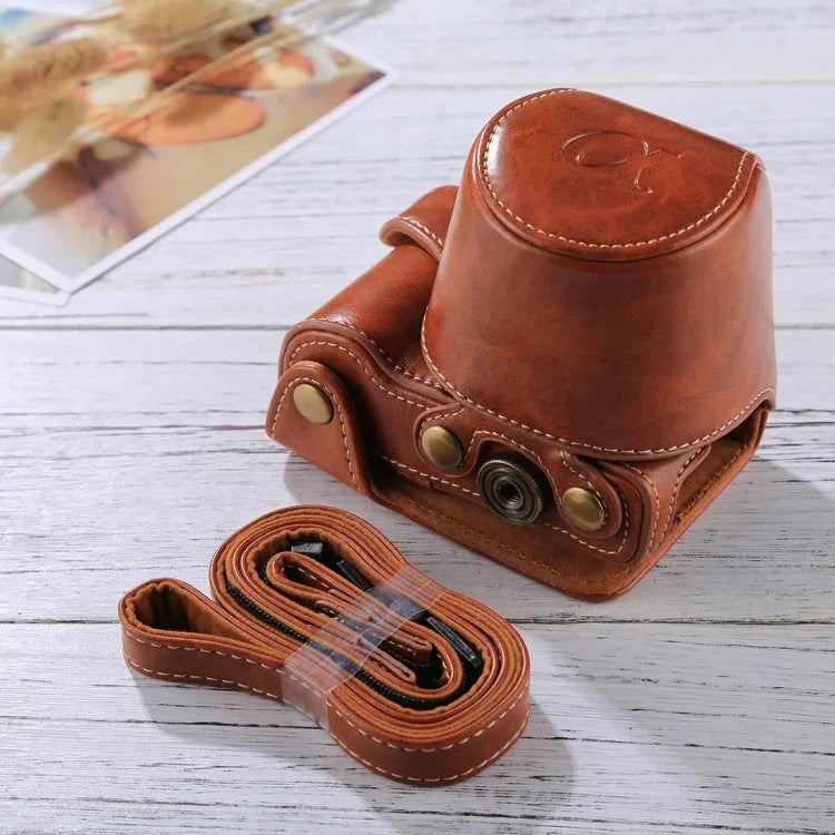 Full Body Camera PU Leather Case Bag with Strap for Sony A5100 / A5000 / NEX-3N (16-50mm / 40.5mm Lens), For Sony A5000, For A5100