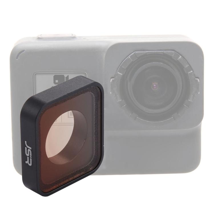 JSR Snap-on Gradient Color Lens Filter for GoPro HERO6 /5, Gradient Color (Orange), Gradient Color (Blue)