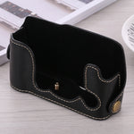 1/4 inch Thread PU Leather Camera Half Case Base for FUJIFILM X-A3 / X-A10, For FUJIFILM XA3