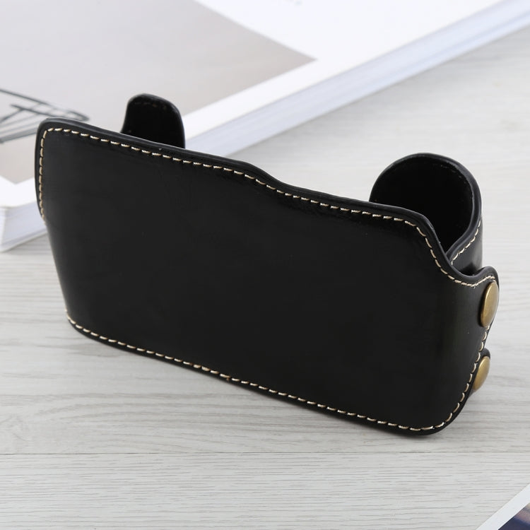 1/4 inch Thread PU Leather Camera Half Case Base for FUJIFILM X-A3 / X-A10, For FUJIFILM XA3