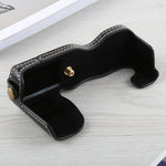 1/4 inch Thread PU Leather Camera Half Case Base for FUJIFILM X-A5 / X-A20, For FUJIFILM XA5