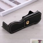 1/4 inch Thread PU Leather Camera Half Case Base for FUJIFILM X-A5 / X-A20, For FUJIFILM XA5