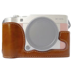 1/4 inch Thread PU Leather Camera Half Case Base for FUJIFILM X-A5 / X-A20, For FUJIFILM XA5