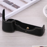 1/4 inch Thread PU Leather Camera Half Case Base for Sony ILCE-A9 / A9 / A7RIII, For Sony A9