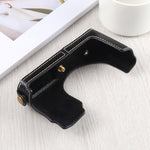 1/4 inch Thread PU Leather Camera Half Case Base for Leica DLUX TYP 109, For Leica D109, For Leica D901