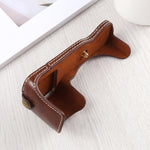 1/4 inch Thread PU Leather Camera Half Case Base for Sony A6400 / ILCE-A6400, For Sony A6400