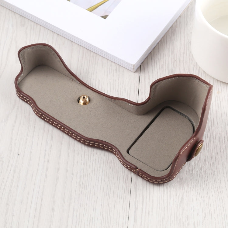 1/4 inch Thread PU Leather Camera Half Case Base for Nikon Z6 / Z7, For Nikon Z6