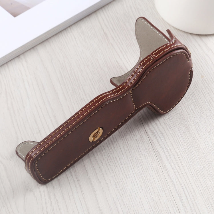 1/4 inch Thread PU Leather Camera Half Case Base for Canon EOS R, For Canon R