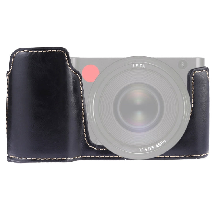 1/4 inch Thread PU Leather Camera Half Case Base for Leica TL (Typ 701), For Leica T701