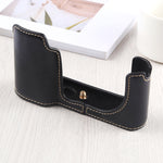 1/4 inch Thread PU Leather Camera Half Case Base for Leica TL (Typ 701), For Leica T701