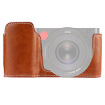 1/4 inch Thread PU Leather Camera Half Case Base for Leica TL (Typ 701), For Leica T701