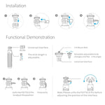 PGYTECH P-GM-117 Action Camera Tripod Extension Selfie Stick for DJI Osmo Action, P-GM-117