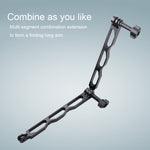 Aluminum Extension Arm Grip Extenter for GoPro, Insta360, DJI and Other Action Cameras
