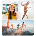 RUIGPRO One-piece Handheld Tripod Selfie Stick Telescopic Monopod Mount for GoPro, Insta360, DJI and Other Action Cameras, Black)