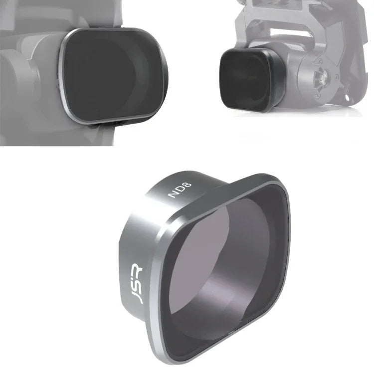 فلتر عدسة JSR KS ND8 لكاميرا DJI FPV، إطار من سبائك الألمنيوم، ND8