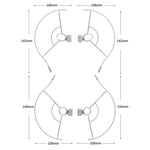 STARTRC 1109131 Drone Propeller Protective Guard Anti-collision Ring for DJI Mini  2 / Mavic Mini, For DJI Mini 2