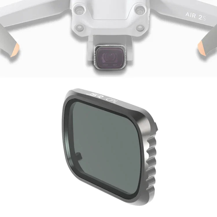 JSR KS CPL Lens Filter for DJI Air 2S, Aluminum Frame, CPL